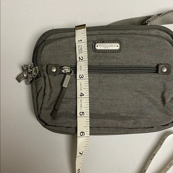 Baggallini Charcoal Messenger Bag - Picture 13 of 14